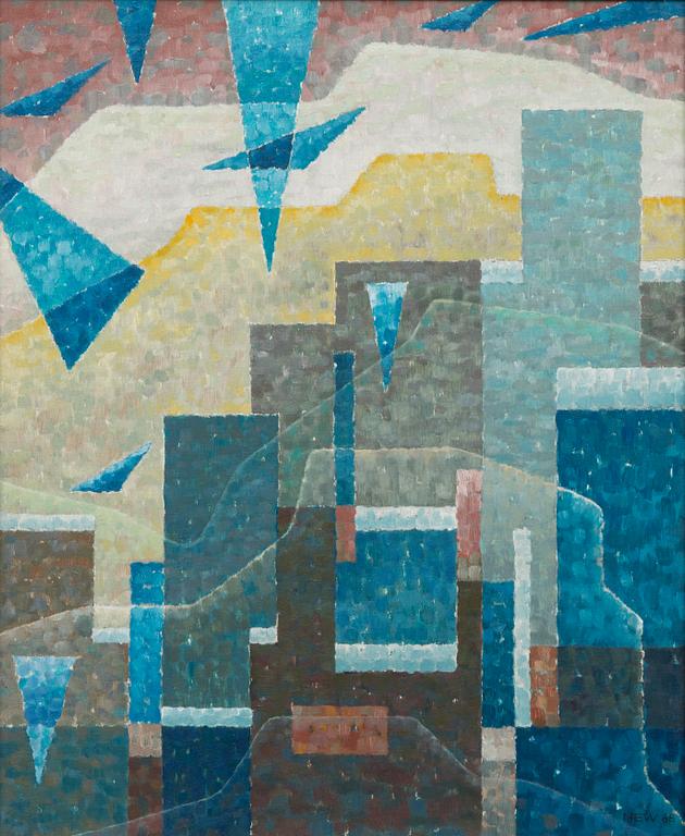 NILS ERIK WICKBERG, öljy kankaalle, signeerattu NEW 68.