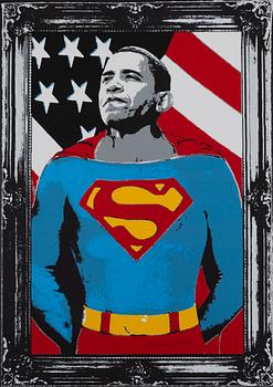 Mr Brainwash (Thierry Guetta), Mr Brainwash, "Obama Superman".