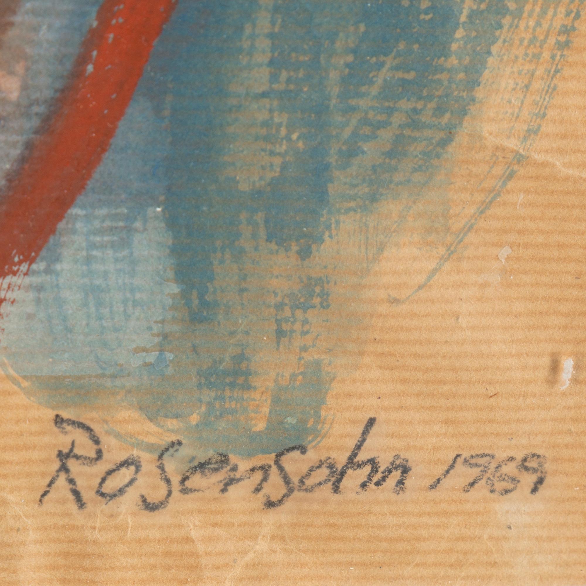 LENNART ROSENSOHN, akvarell. Signerad och daterad 69.