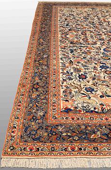 A CARPET, Figural Royal Keshan , around 490 x 340 cm.