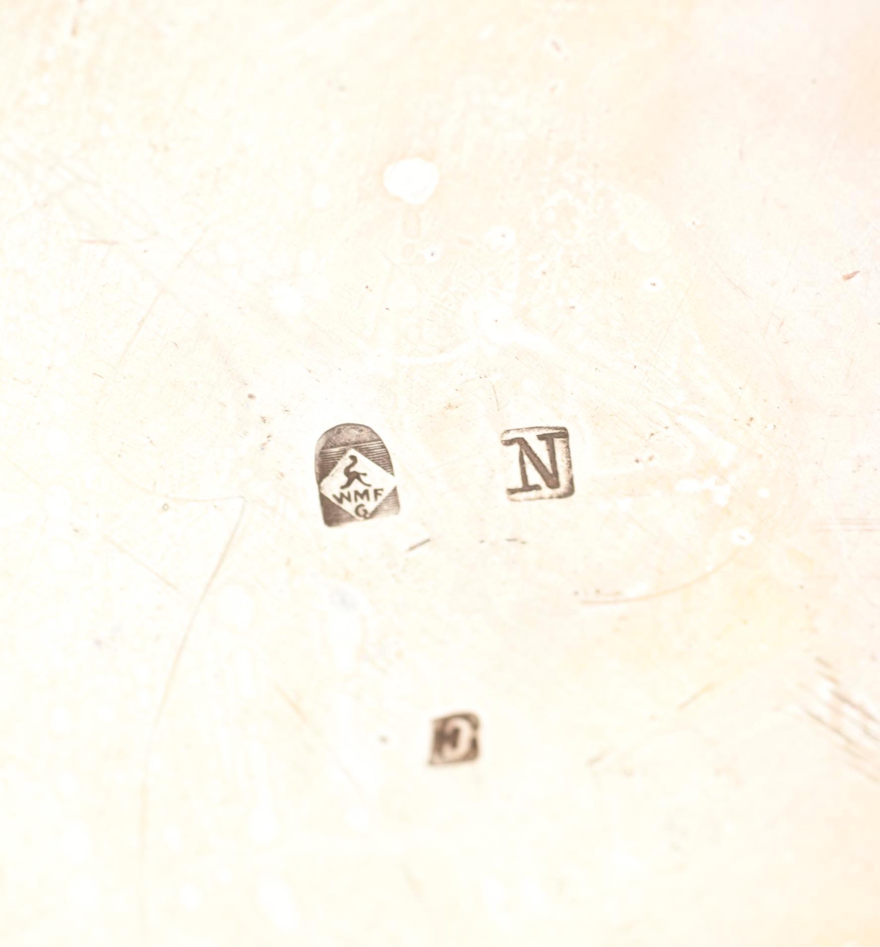 COCTAILSHAKER, nysilver, Württemburgische Metallwarenfabrik, 1900-talets mitt.