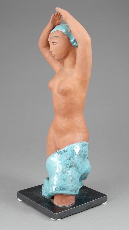 SKULPTUR, lergods, Tyskland, 1950-tal.
