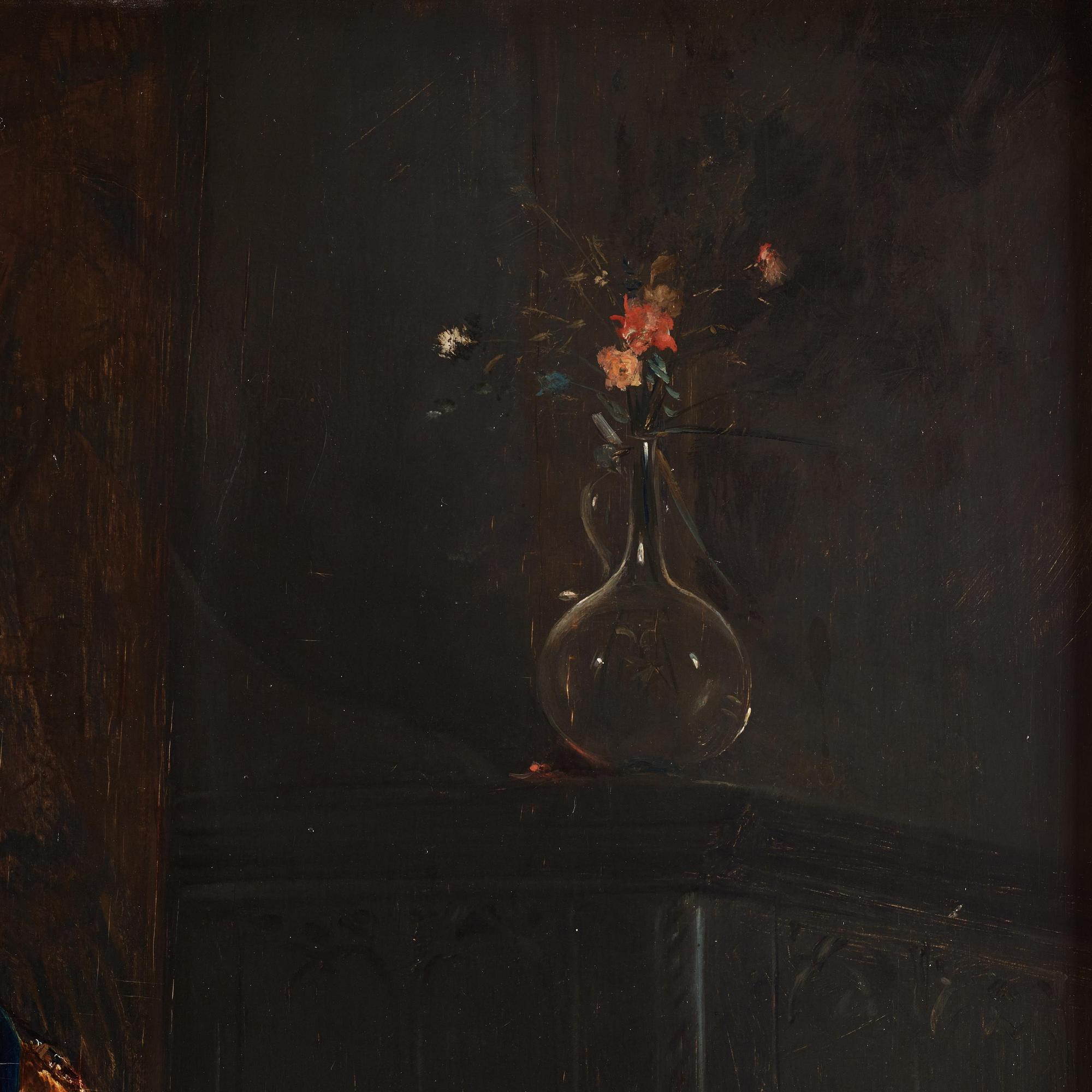 Julius Kronberg, "Lutspelerskan".