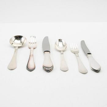 Georg Jensen, Bestick, silver, 48 delar,  Antik/ Continental, Danmark.