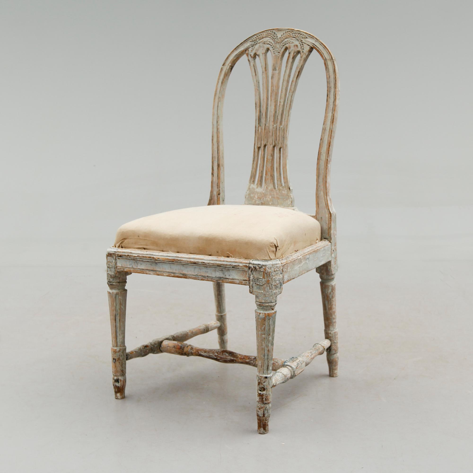 STOL, sengustaviansk, omkring år 1800.