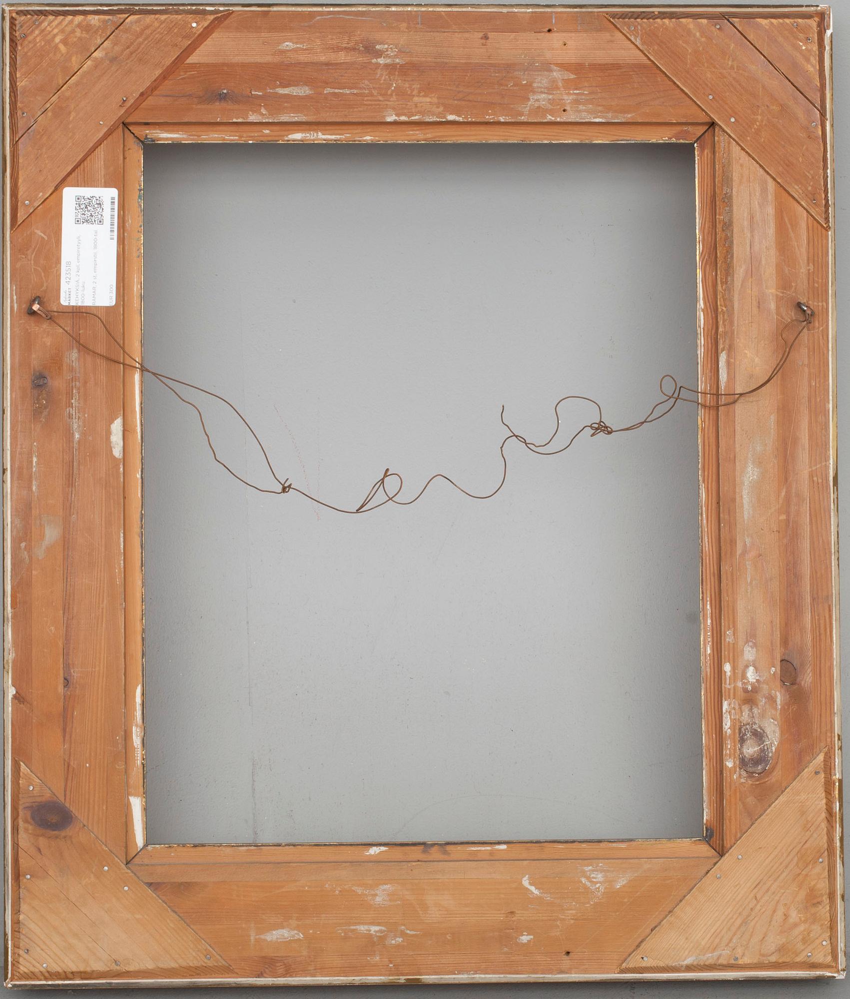 RAMAR, 2 st, empirstil, 1800-tal.