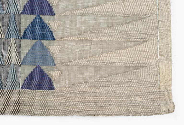 Kerstin Mauritzson, a drape, flat weave, c. 220 x 139 cm, unsigned.