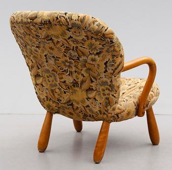 FÅTÖLJ, tillskriven Philip Arctander, sannolikt Sune Johanssons Möbelfabrik, Nässjö, 1950-tal.