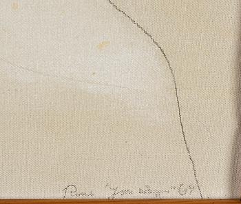 RUNE JANSSON, oil and pencil on canvas, signed Rune Jansson and dated -64.