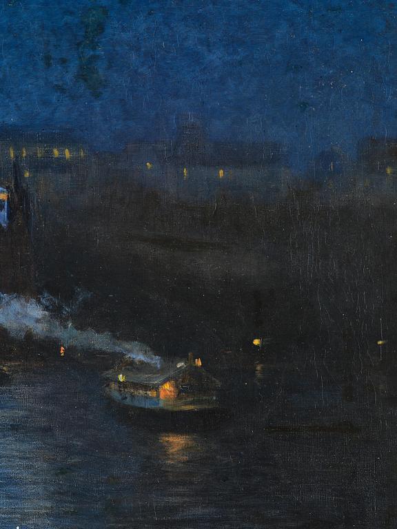 Niels Björnson-Möller, attributed to, "Mariahissen i kvällsbelysning".