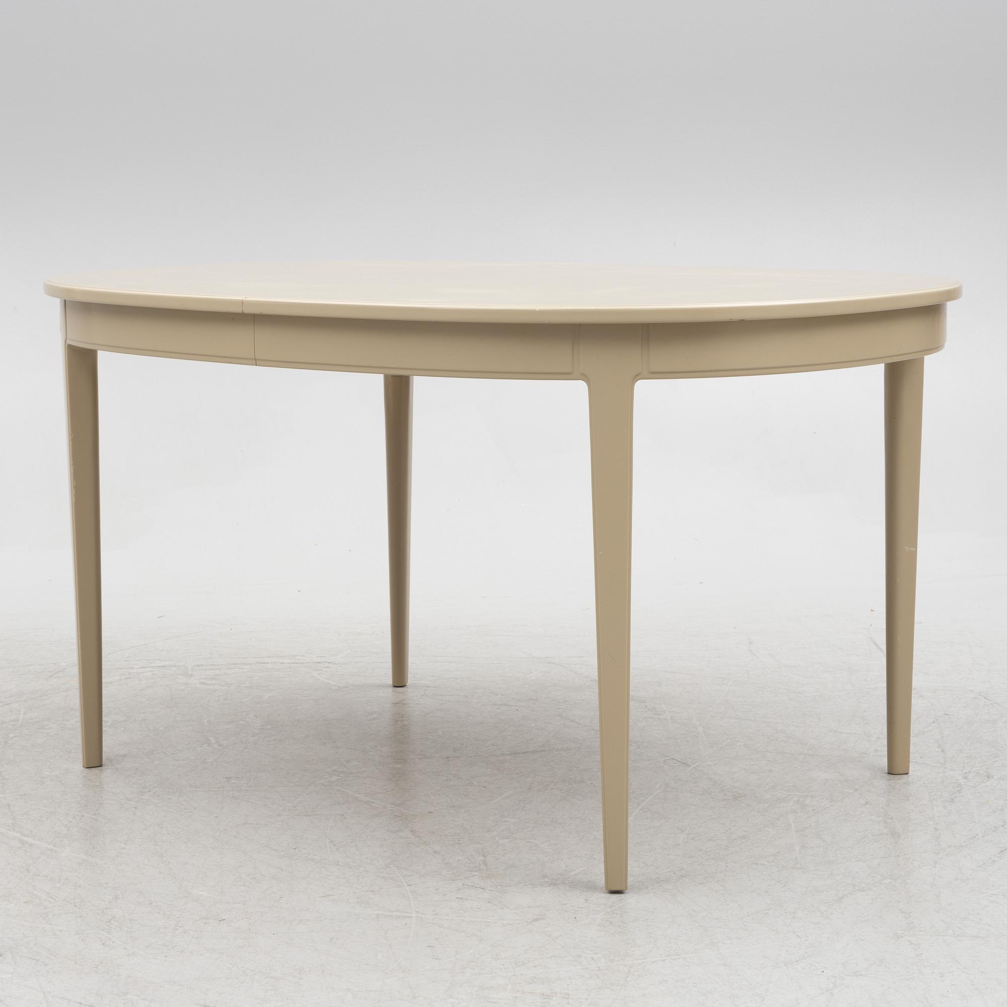 Carl Malmsten, a 'herrgården dining table, second part of the 20th century.