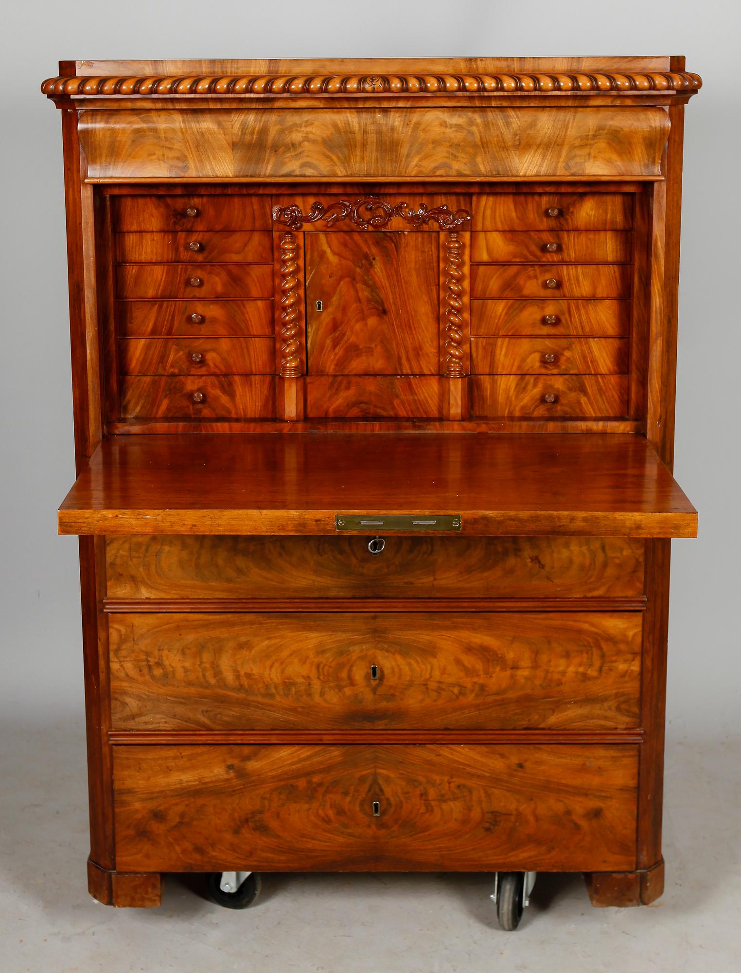 CHIFFONJÉ, senempire, 1800-talets andra hälft.