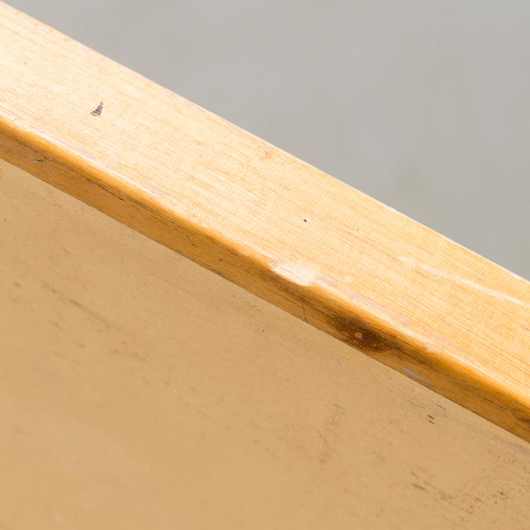 ALVAR AALTO, musta linoleum pöytälevy, 1960/1970-luku.