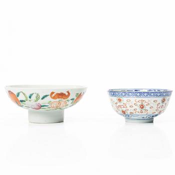 Parti, porslin, nio delar. Kina, 1900-tal.