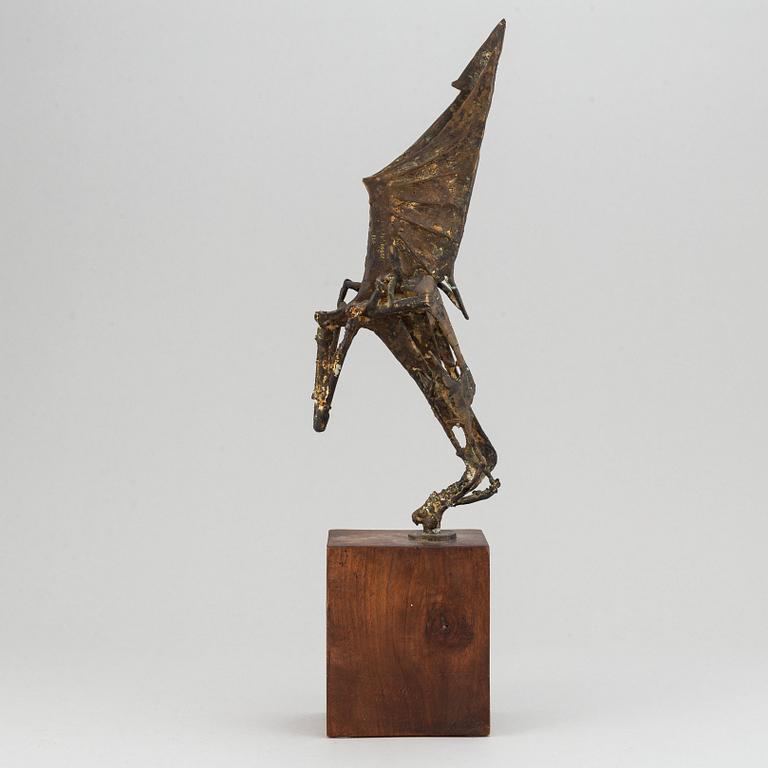 Luciano Minguzzi, a bronze sculpture, signed.