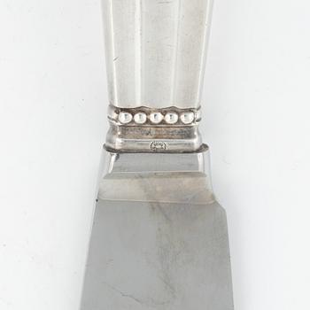 Johan Rohde, tårtkniv, sterlingsilver, "Konge/Acorn", Georg Jensen,