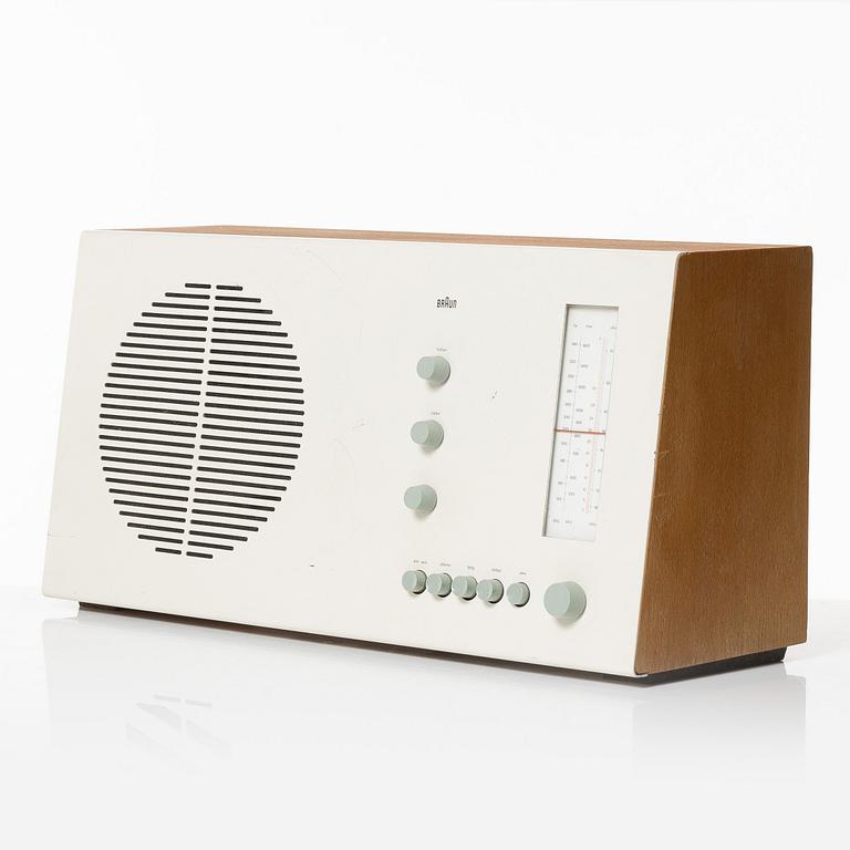 Dieter Rams, radio "Tischsuper - RT20 S", formgiven 1961.