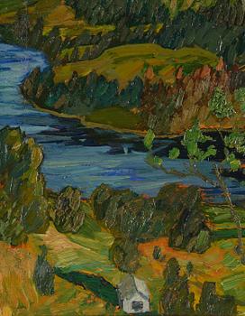 Helmer Osslund, Autumn at Indalsälven.