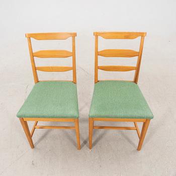 Carl Malmsten, a pair of pine chairs from the latter part of the 20th century.