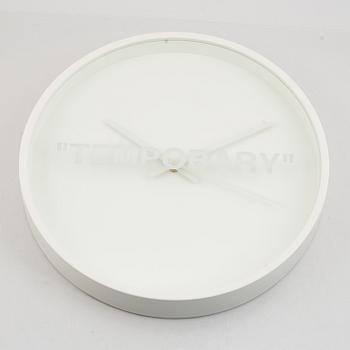Virgil Abloh, wall clock, "Temporary", IKEA.