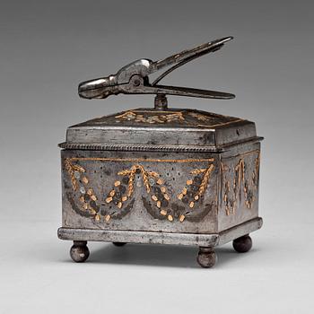 240. A Steel Sewing Box, Tula, probably early 19th century.