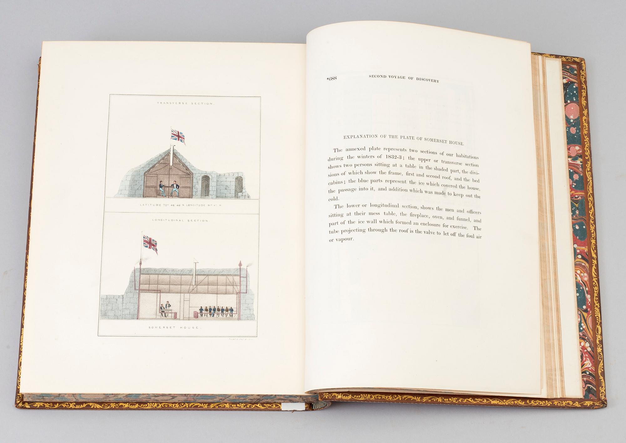 A BOOK, Arctica, 1835, John Ross.