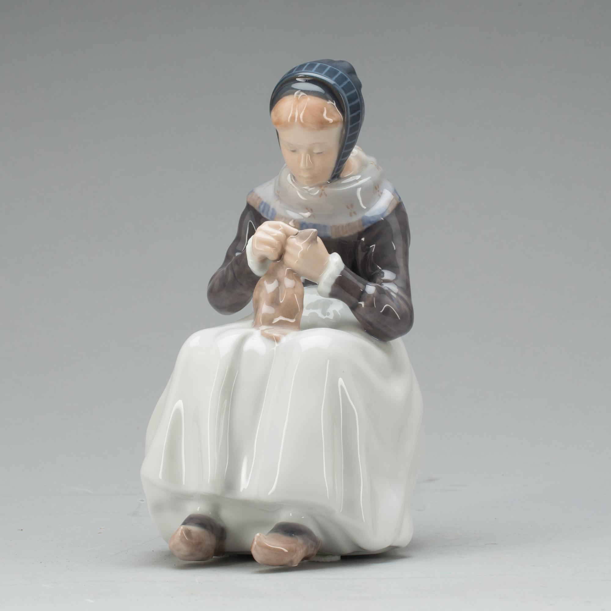FIGURIN, porslin, Royal Copenhagen, 1900-talets andra hälft.