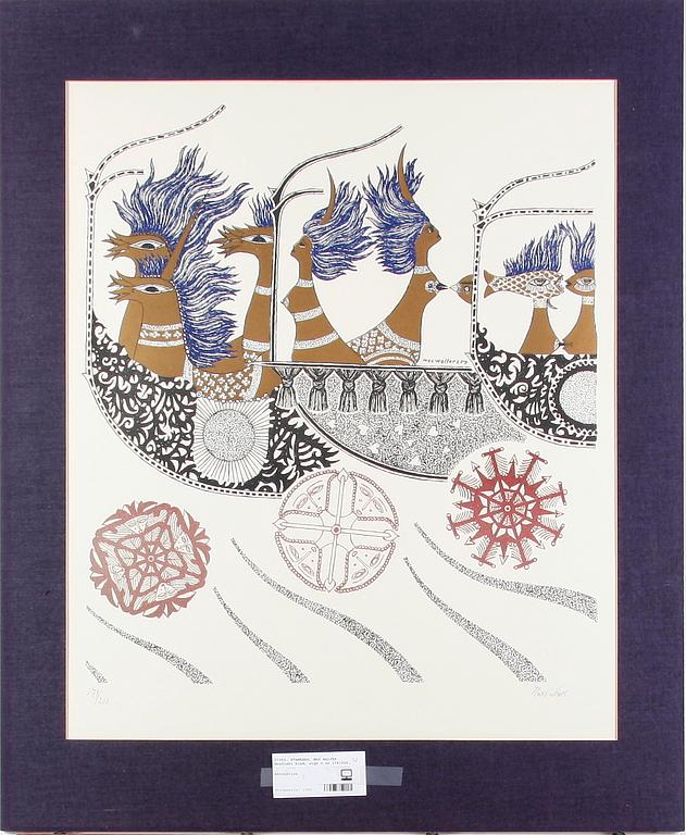 SVANBERG, MAX WALTER. Grafiskt blad, sign o nr 178/200.