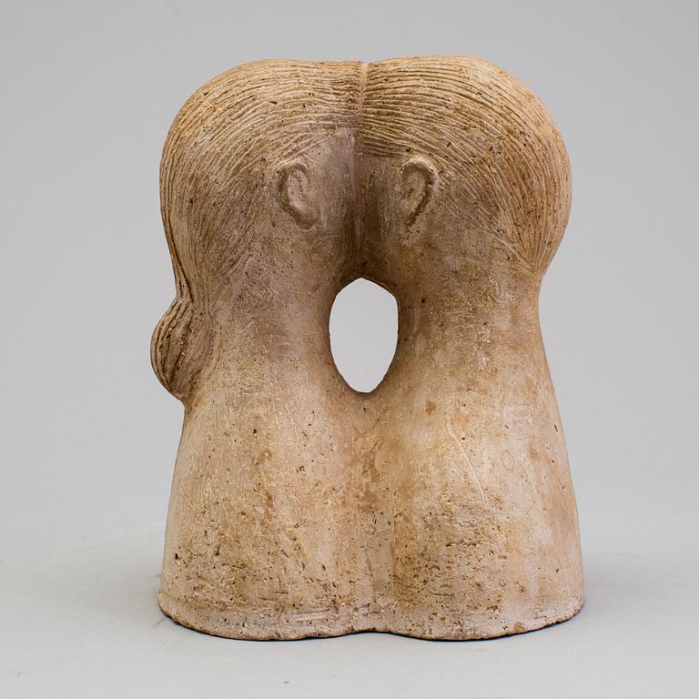 STIG LINDBERG, a stoneware sculpture, Gustavsberg probably 1940s.