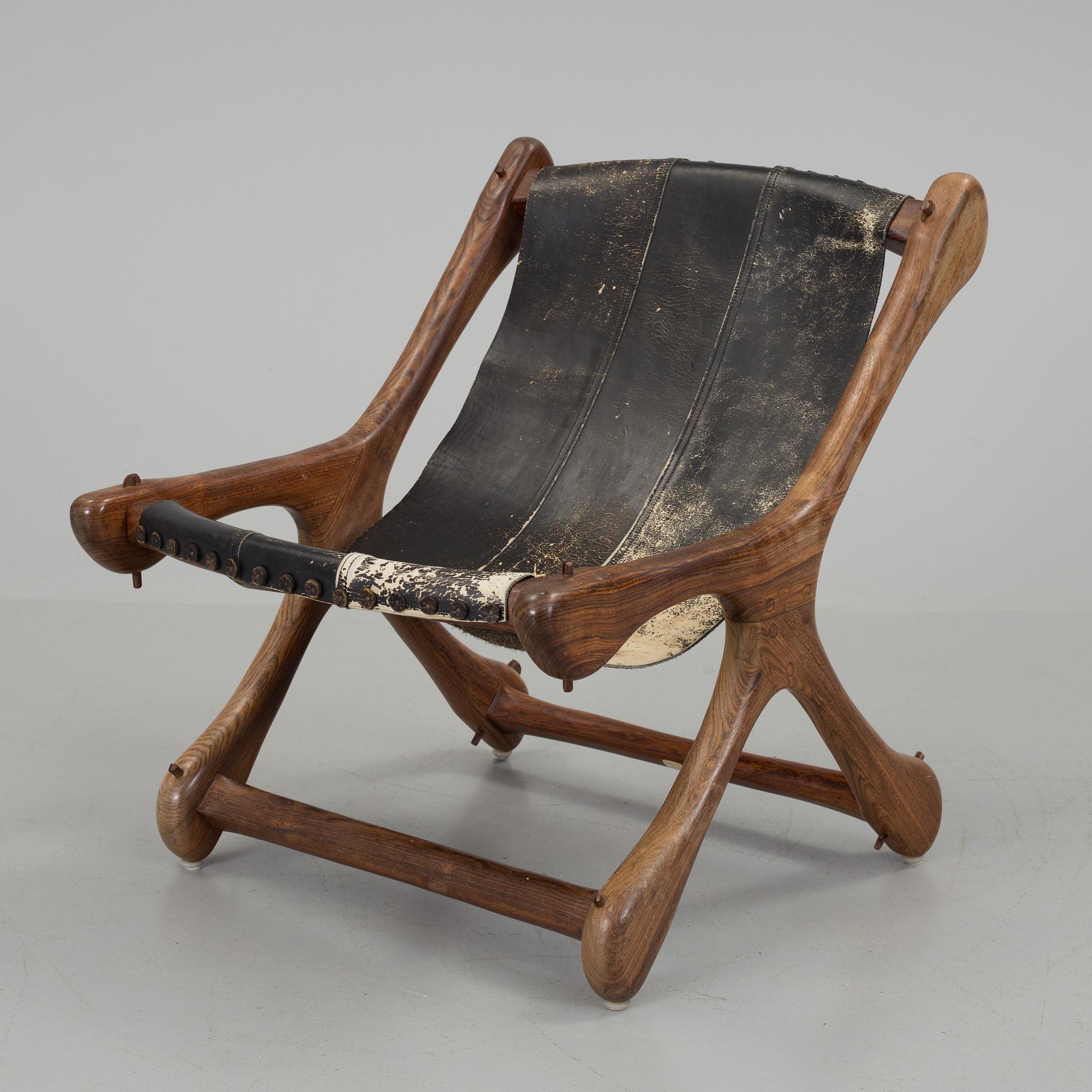 DON SHOEMAKER,  a 'Sloucher' palisander easy chair from Señal S.A.; mexico, 1960's.