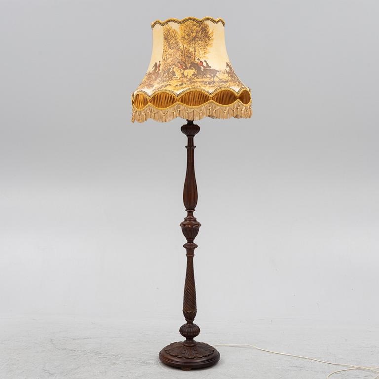 Floor lamp, first half of the 20th century.