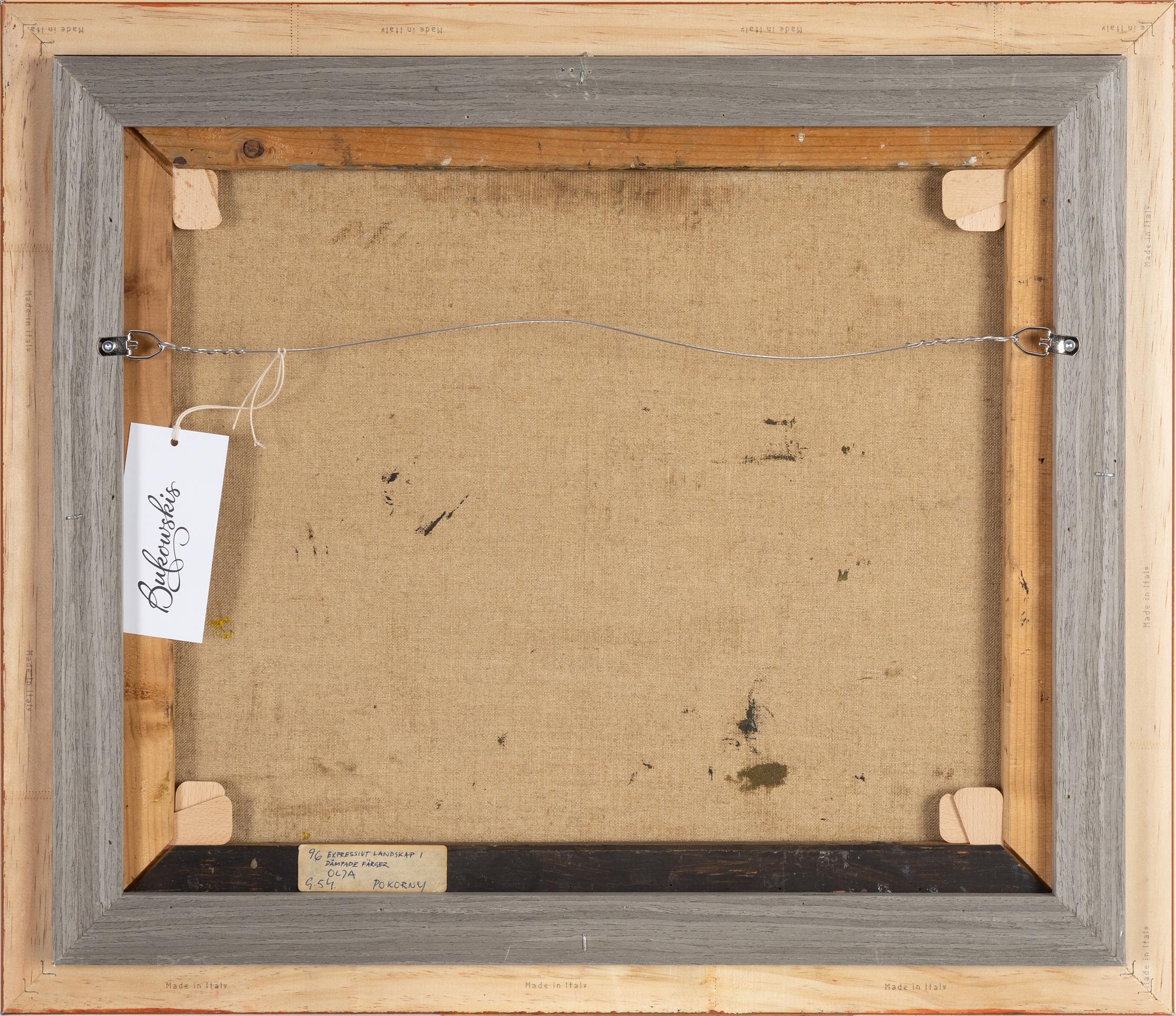 Olle Skagerfors, olja på duk, signerad OS.