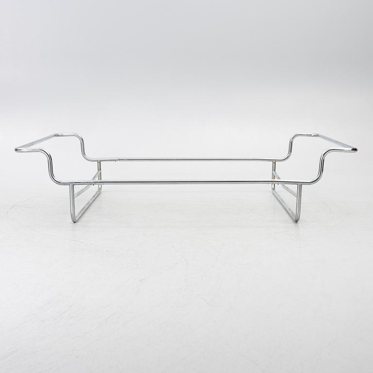 Bruno Mathsson, a chrom-plated bedframe, 'Ulla', DUX, Sweden, 1970's.