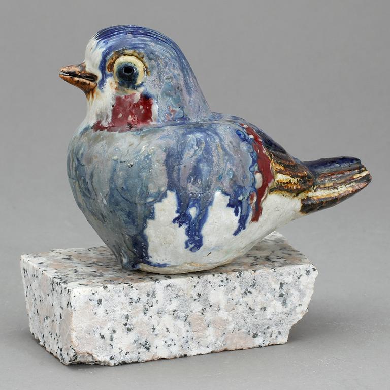 FIGURIN, stengods, Tyra Lundgren, Gustavsberg, Stämpelsignerad.