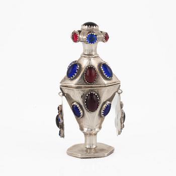 A Danish Silver Box, 'Hovedvandsegg', mark of FS Albertus, Copenhagen, early 20th Century.