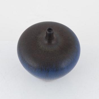 Berndt Friberg, a stoneware miniature vase, Gustavsberg studio, Sweden 1971.