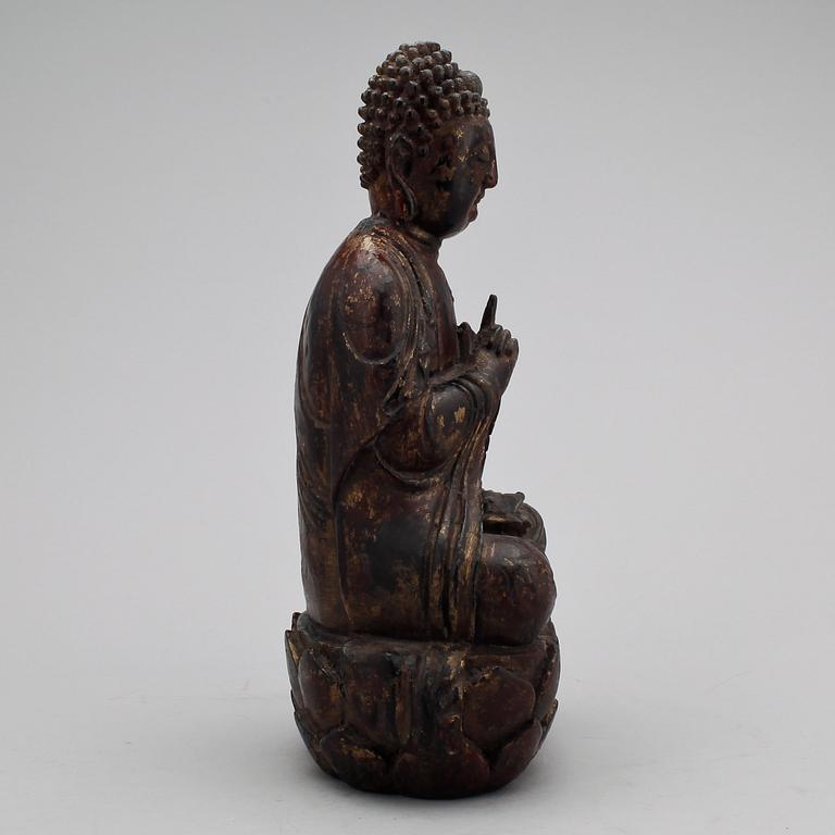 FIGUR, Buddha, troligen 1800-tal.