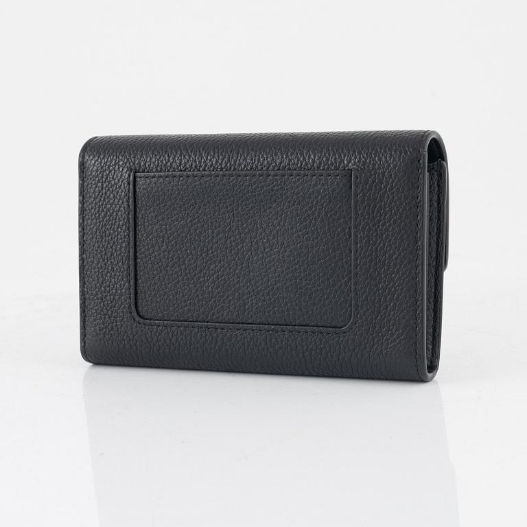 Mulberry, a black leather 'Darley' wallet, 2020.