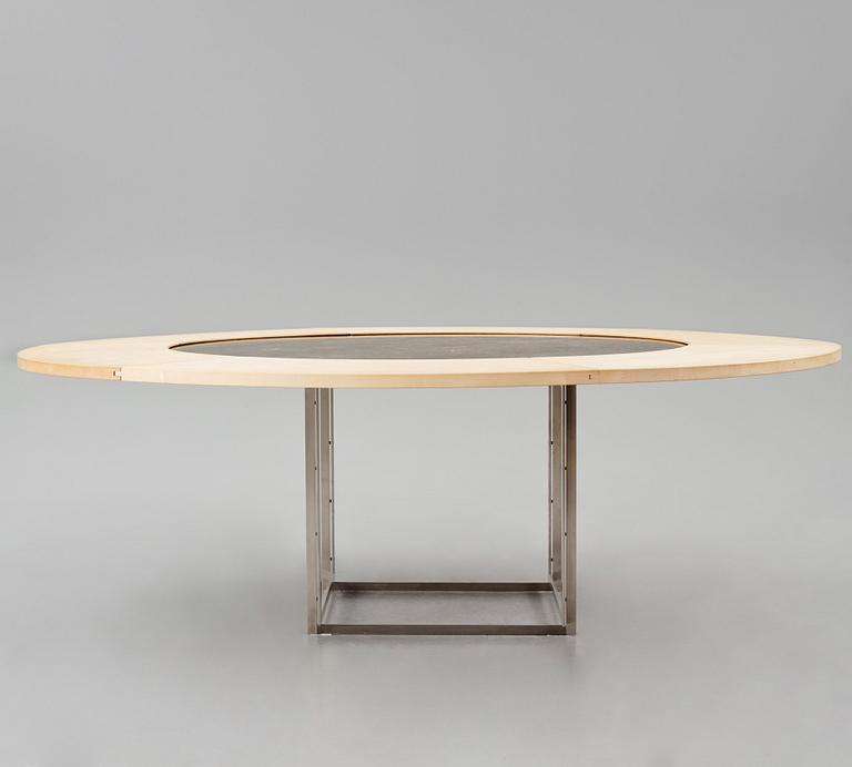 Poul Kjaerholm, a "PK54A" dining table, Fritz Hansen, 2020.