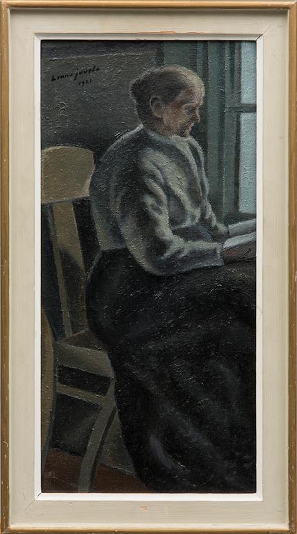 LENNU JUVELA, olja på duk, signerad och daterad 1921 även a tergo.