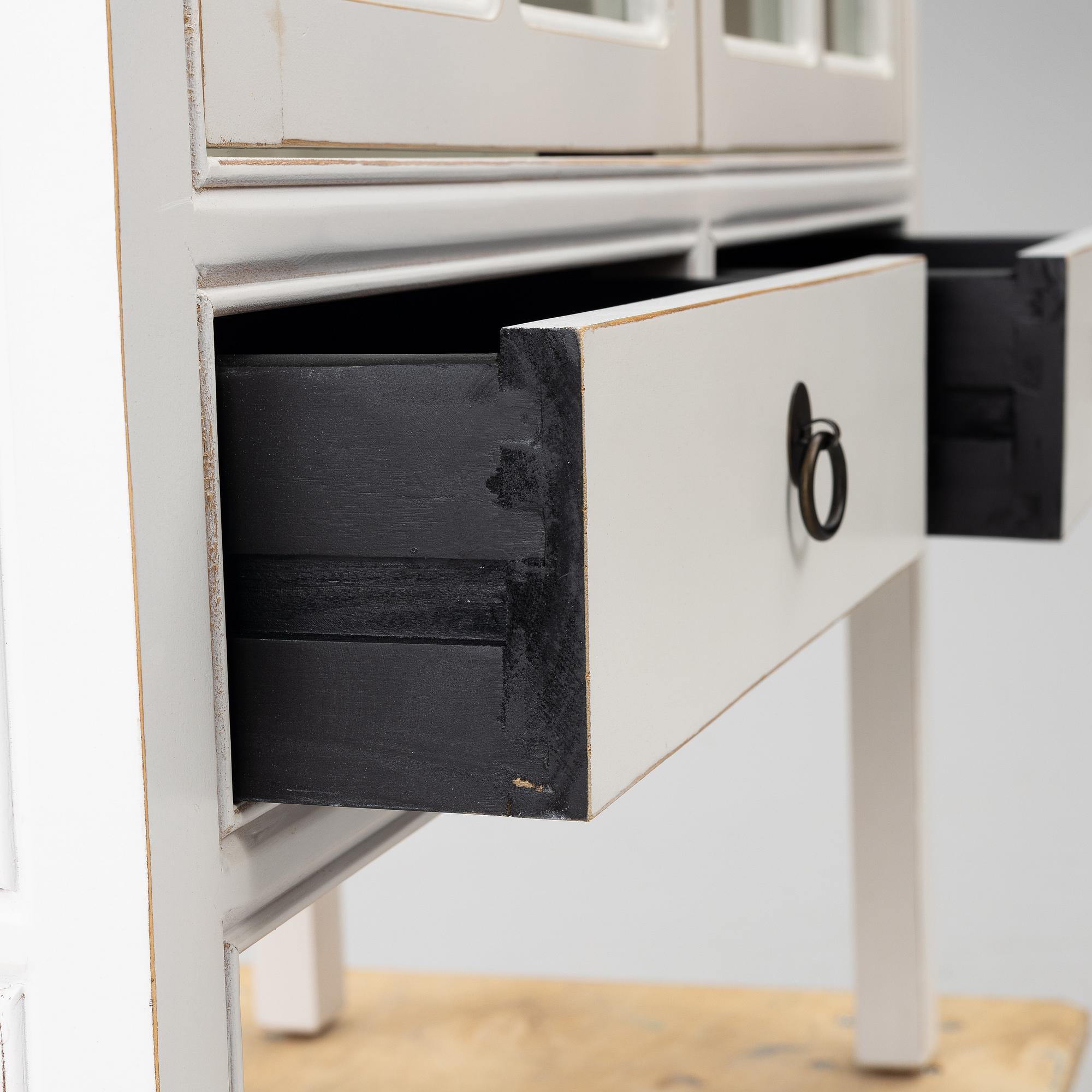 Contemporary display cabinet.