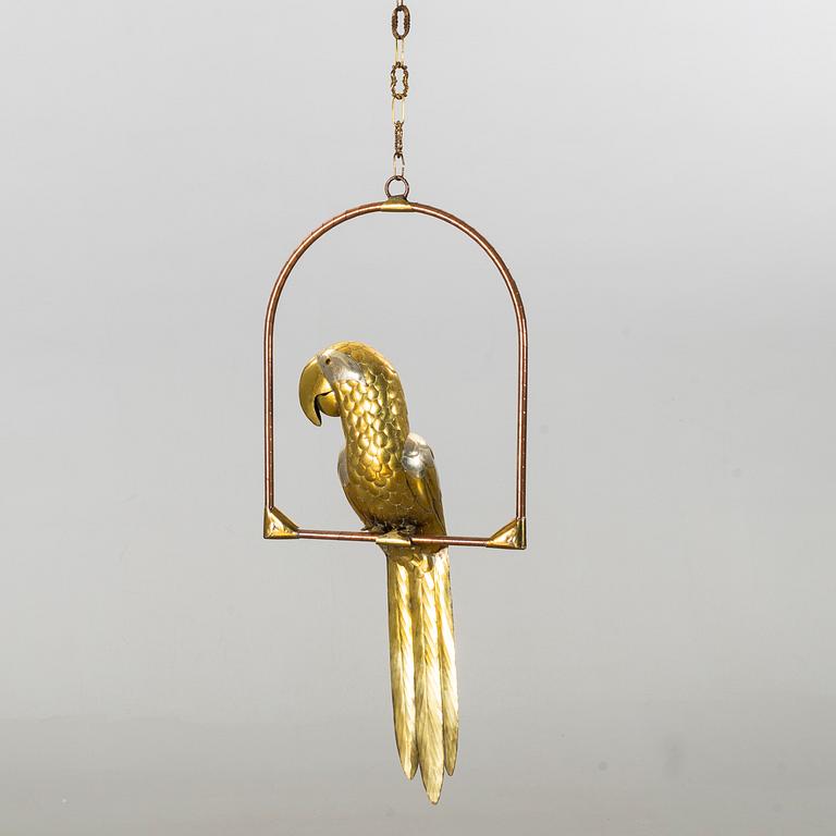 SERGIO BUSTAMENTE, sculpture in the form of a parrot.