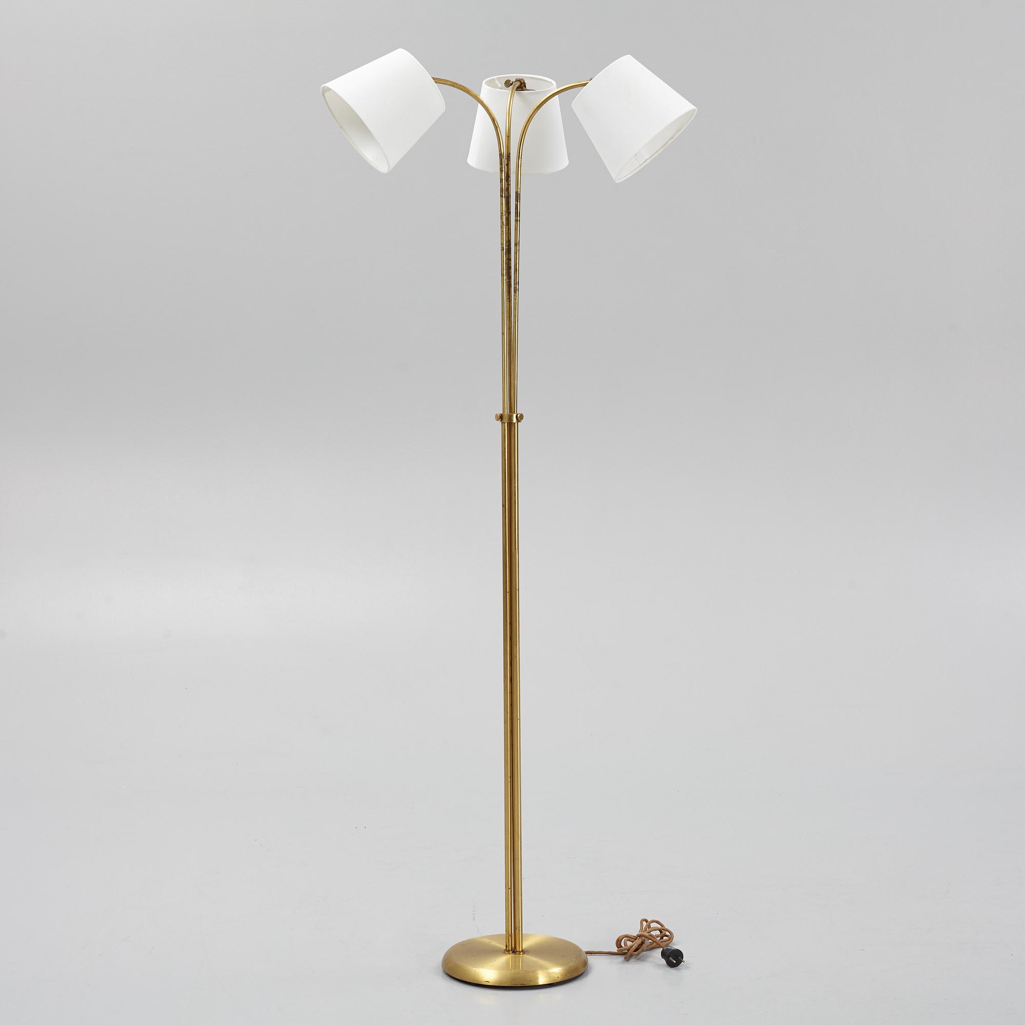 Golvlampa, 1900-talets mitt.