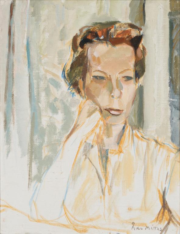 ÅKE MATTAS, PORTRAIT OF KERTTU WIKLUND.