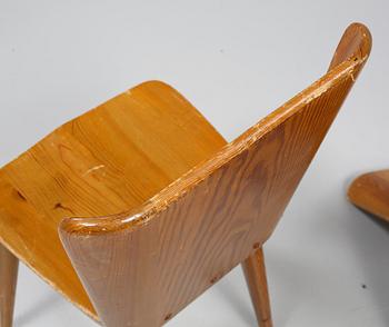 STOLAR, 3 st, troligen Svensk Fur, 1900-talats andra hälft.