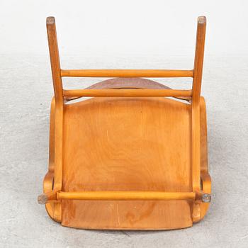Peter Hvidt & Orla Mølgaard Nielsen, an  'Ax Chair' armchair, Fritz Hansen, Denmark, 1950's/60's.