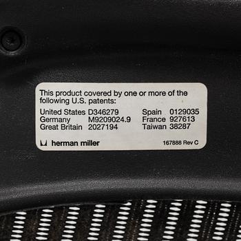 Don Chadwick och Bill Stumpf, skrivbordsstol, "Aeron", Herman Miller.