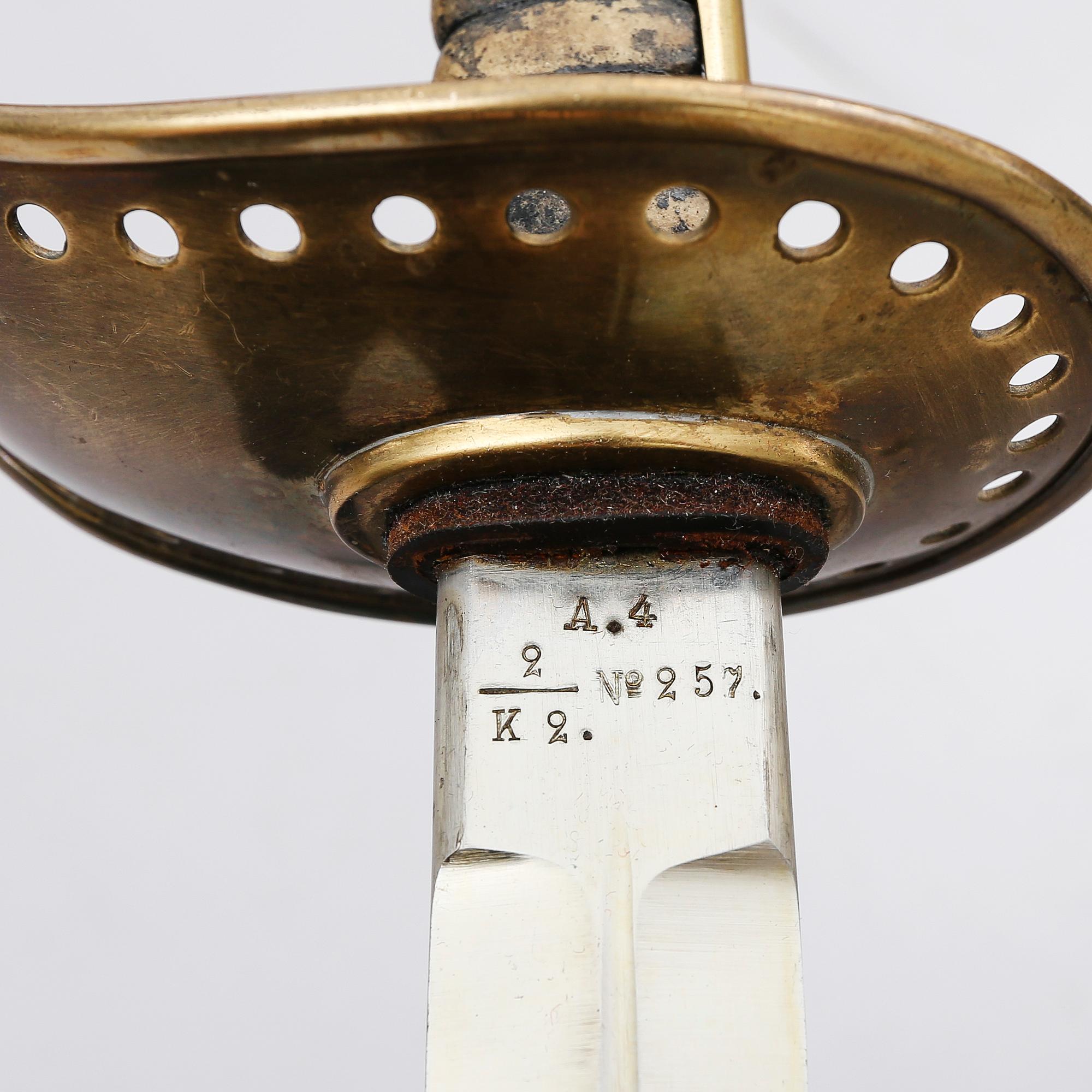 SABEL, m/1893, för kavalleriet.