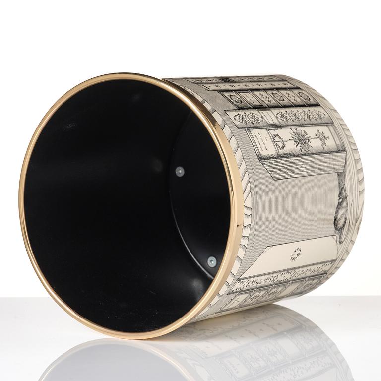 Piero Fornasetti, a 'Libri' paper basket, Fornasetti, Milano, Italy 2020.