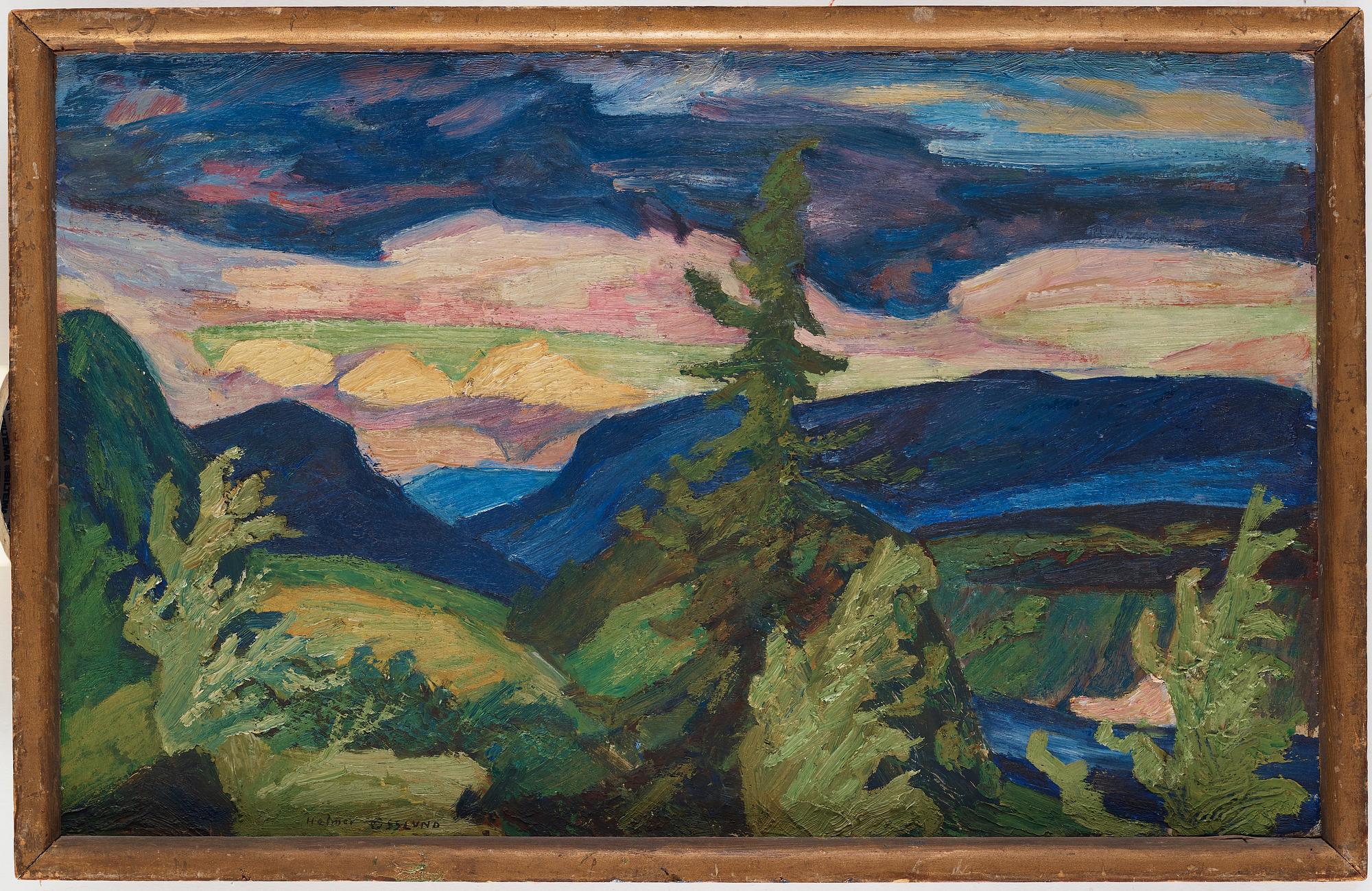 Helmer Osslund, "Ångermanälven" (Ångerman river).